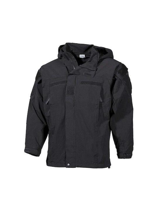MFH Bărbați Jachetă de lucru Softshell cu glugă Kaki