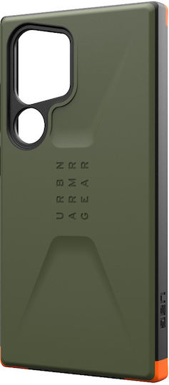 UAG Civilian Back Cover Plastic 2mm with Strap Green (Galaxy S24 Ultra)