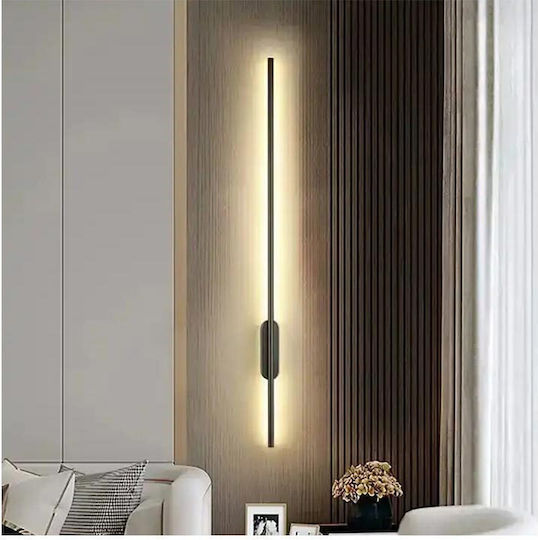 Lamp Wall LED Black 100cm Lamp Wall LED Black 100cm