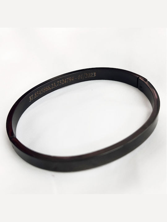 Theodora's Jewellery Ανδρική Χειροπέδα από Ατσάλι Theodora's Jewellery Ανδρική Χειροπέδα από Ατσάλι