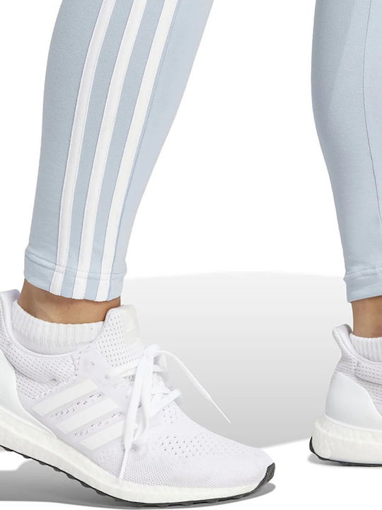 Essentials 3stripes Training Γυναικείο Μακρύ Κολάν Μπλε