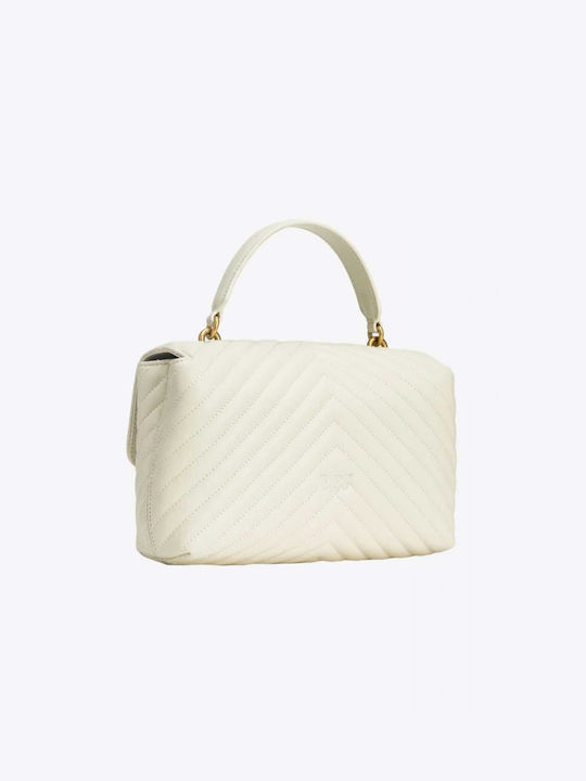 Pinko Leather Women's Bag Shoulder White