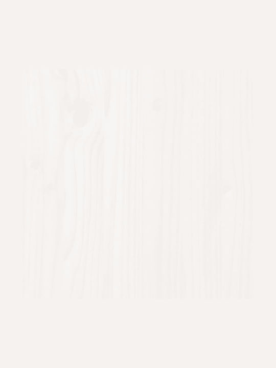 Fotoliu de exterior Lemn Alb 2buc 61.5x53x71cm