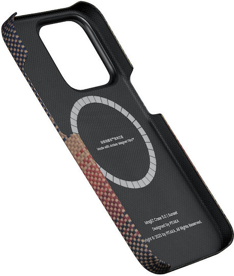 Pitaka Magez 5 Back Cover Aramid Fiber 1.05mm Sunset (iPhone 15 Pro)