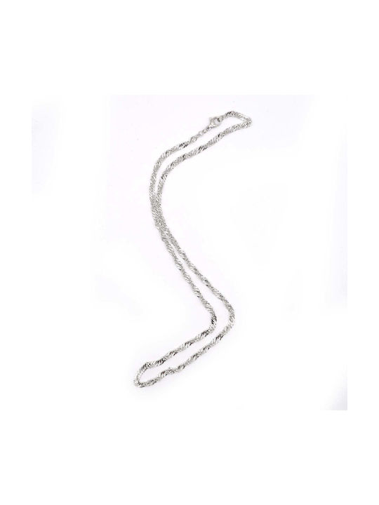 Gang Clothing Silver Chain Neck Length 54cm