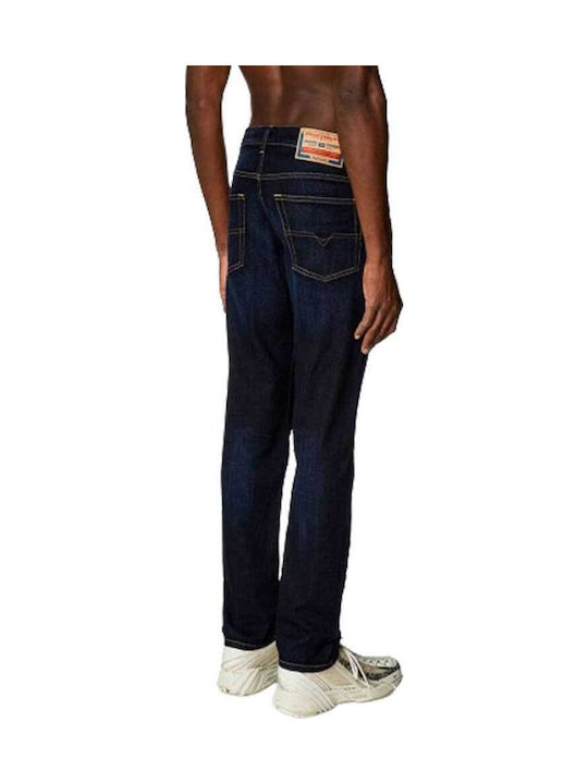 Diesel Men's Elastic Straight Blue Jeans Pants