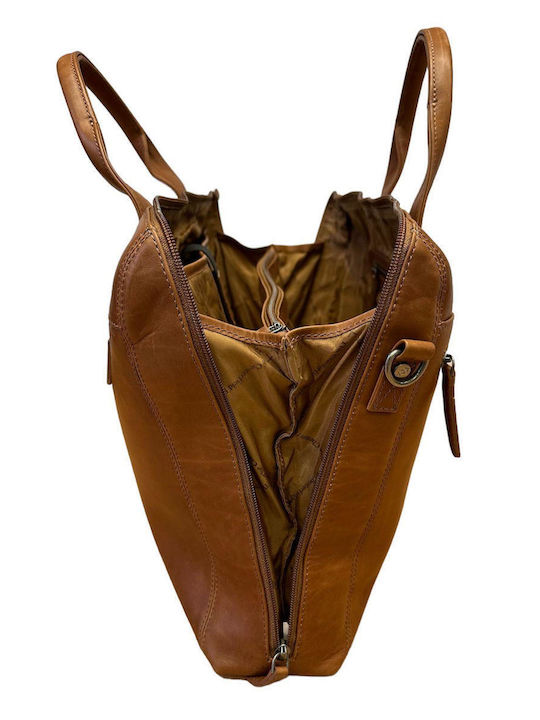 The Chesterfield Brand Shoulder / Handheld Bag for 14.1" Laptop Brown C40.109131