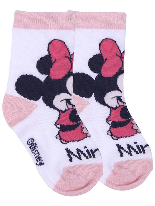 Cerda Παιδικές Κάλτσες Μακριές Disney Baby Minnie Mouse Πολύχρωμες