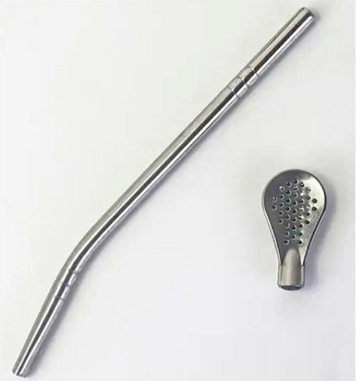 Strohhalm Silber 1Stück