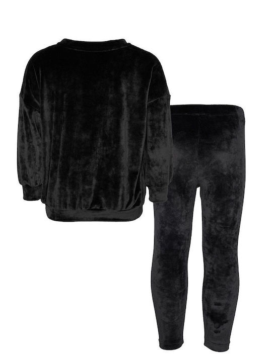 SugarFree Παιδικό Set de pantaloni de trening black 2buc