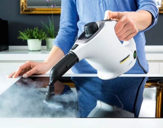 Karcher SC 1 EasyFix Ατμοκαθαριστής Πίεσης 3bar με Ρόδες και Κοντάρι