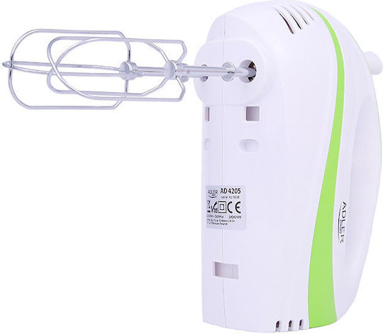 Adler AD-4205 AD 4205 Миксер Ръчен 300W Зелен