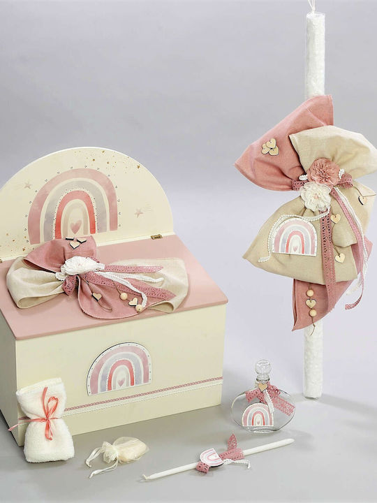 Carousel Taufset mit Thema Regenbogen