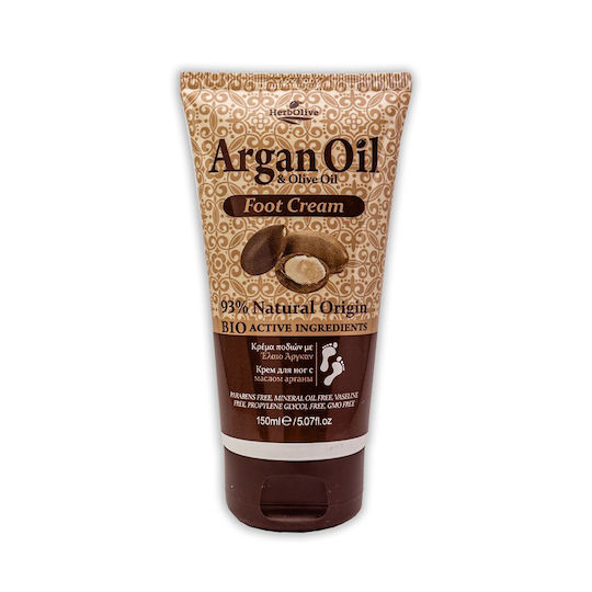 Madis Herbolive Argan Oil Ενυδατική Λοσιόν Ποδιών 150ml