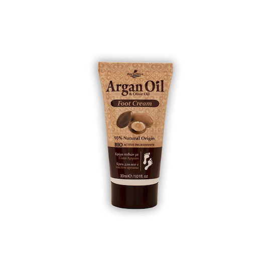 Madis Herbolive Argan Oil Ενυδατική Κρέμα Ποδιών 30ml