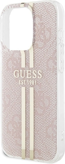 Guess Umschlag Rückseite Kunststoff Rosa (iPhone 14 Pro Max)