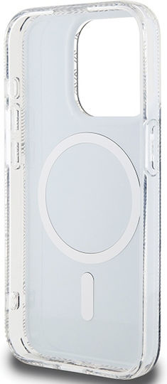 Guess Iml Gcube Magsafe Umschlag Rückseite Kunststoff Schwarz (iPhone 15 Pro Max)