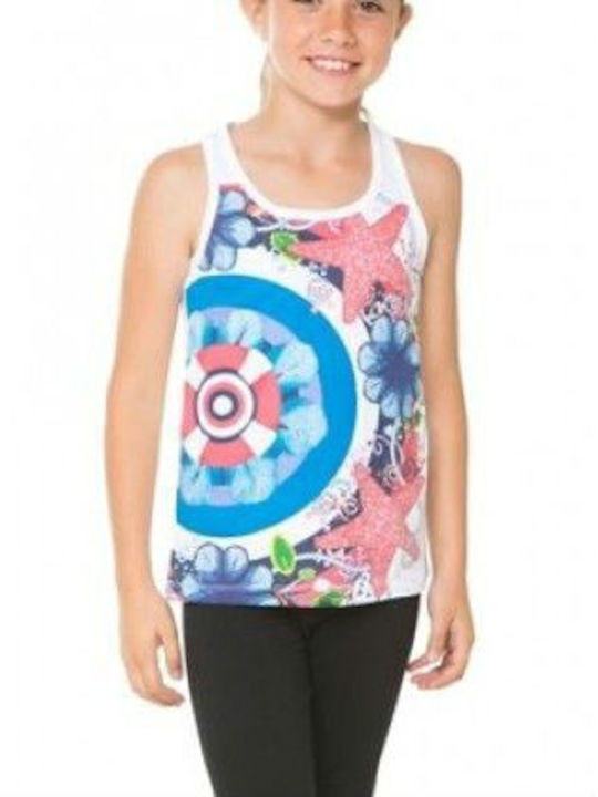 Desigual Kids Blouse Sleeveless White