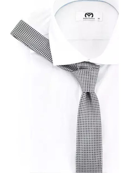 Stefano Mario Men's Tie Printed in Gray Color