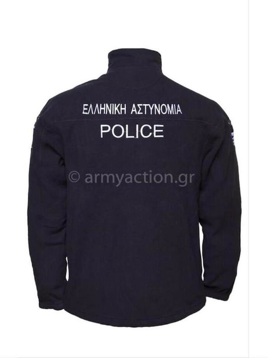 GreekForces Cardigan de vânătoare Fleece Albastru