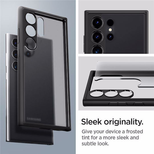 Spigen Ultra Hybrid Back Cover Plastic 2mm Frost Black (Galaxy S24 Ultra)