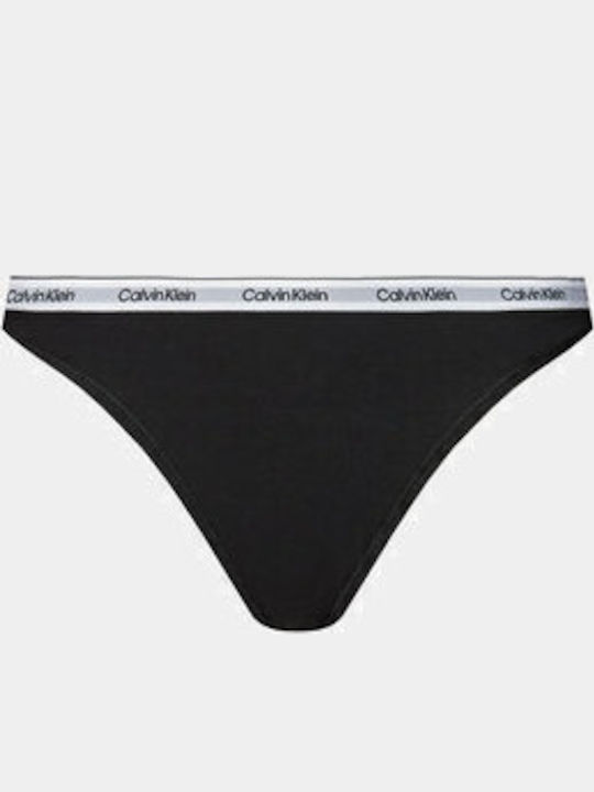 Βαμβακερά Damen Slip 3Pack Schwarz