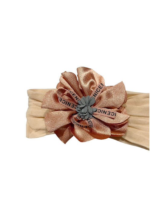 Kingmer Baby Headband Beige 1pc