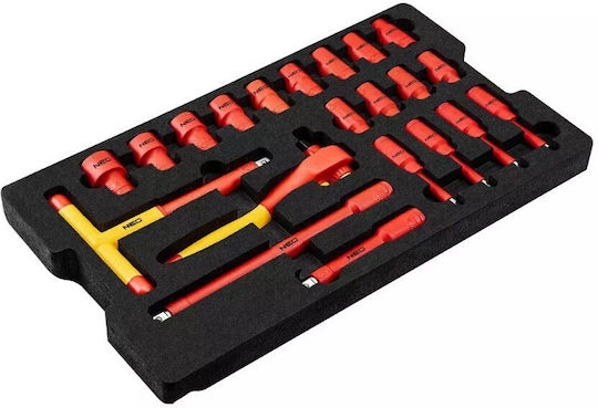 Neo Tools Βαλίτσα με 52 Εργαλεία Ηλεκτρολόγου