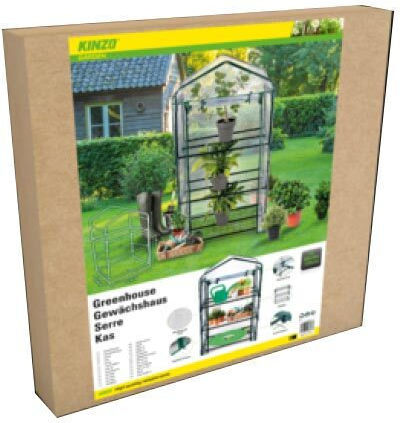 Kinzo 19564 Gewächshaus Produkttyp Haus 0,69x0,49x1,25m