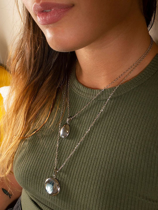 Theodora's Jewellery Κολιέ από Ατσάλι Theodora's Jewellery Κολιέ από Ατσάλι