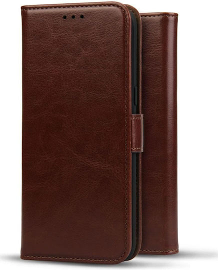 Rosso Wallet Δερματίνης Καφέ (Motorola One Fusion Plus)