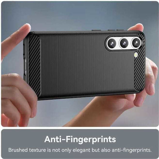 HappyCase Back Cover Σιλικόνης Μαύρο (Galaxy S23+)