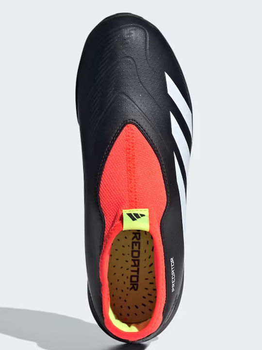 Kids Soccer Cleats & Shoes Predator 24 League Turf Without Laces Black