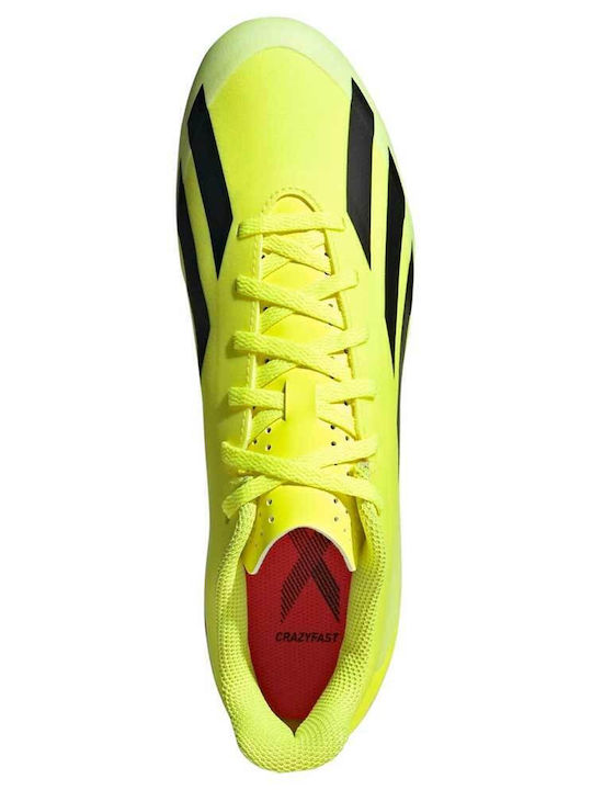 adidas X Crazyfast Club Football Shoes with Cleats Yellow