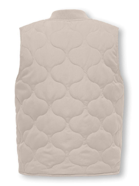 Kids' Casual Jacket Sleeveless Beige