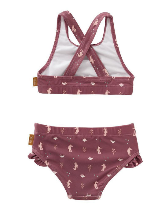 Fresk Kinder Badeanzug Bikini Sonnenschutz (UV) Burgundisch