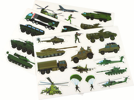 Lean Toys Μαγνητικό Παιχνίδι Κατασκευών A Land War για Παιδιά 3+ Ετών