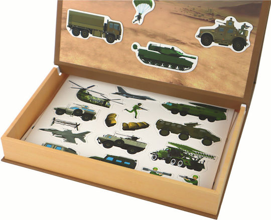 Lean Toys Μαγνητικό Παιχνίδι Κατασκευών A Land War για Παιδιά 3+ Ετών