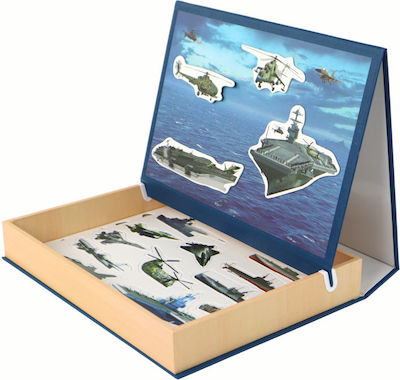 Magnetic Construction Toy Military Ship for 3+ years