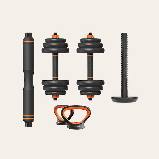 Xiaomi Set de gantere cu bară, greutate totală 20kg