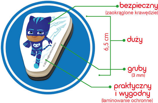 Keycraft Μαγνητικό Παιχνίδι Κατασκευών Pj Masks για Παιδιά 3+ Ετών
