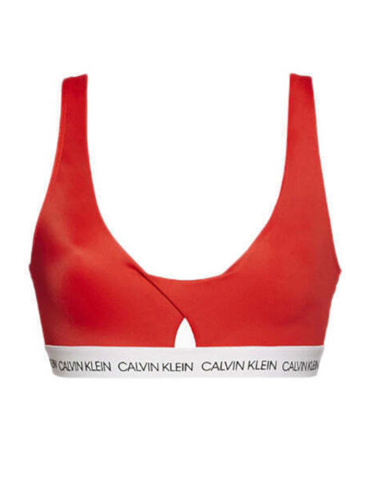 Calvin Klein Sports Bra Bikini Top Black