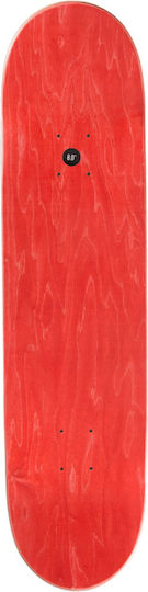 '1989' 8" Skateboard Shortboard Red Medium Concave