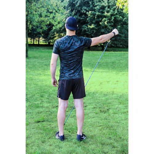 Trizand Röhrenförmige Bänder für das Training mit Griffen Set 5Stück Mehrfarbig 0.13m