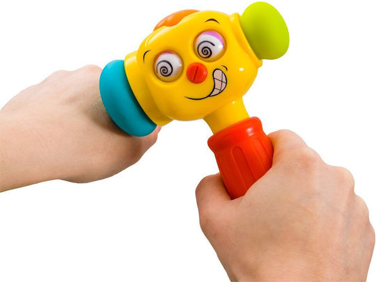 Hola Toys Jucărie cu Ciocan Interactive cu lumină pentru 12++ Luni