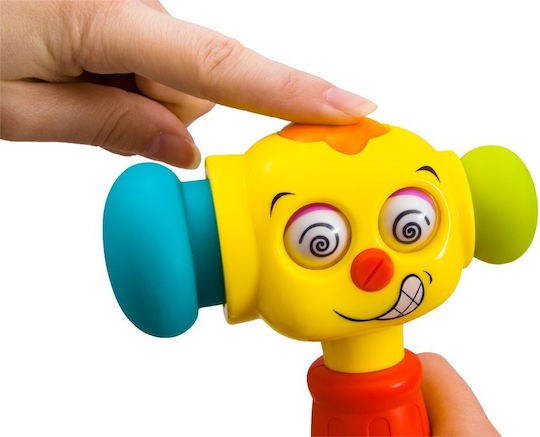 Hola Toys Jucărie cu Ciocan Interactive cu lumină pentru 12++ Luni