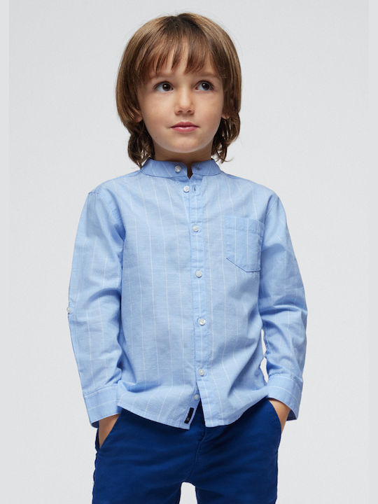 Mayoral Kids Shirt Light Blue