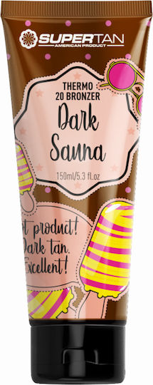 Supertan Dark Sauna and After Tan Po Bronzing Body Cream Dark 2 Pieces
