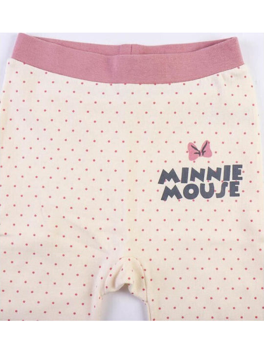 Cerda Pijamale Copii Iarna Bej Minnie Mouse