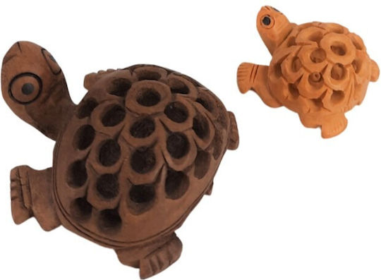 AristonLab Decorative Turtle made of Wood 6.5cm 1pcs